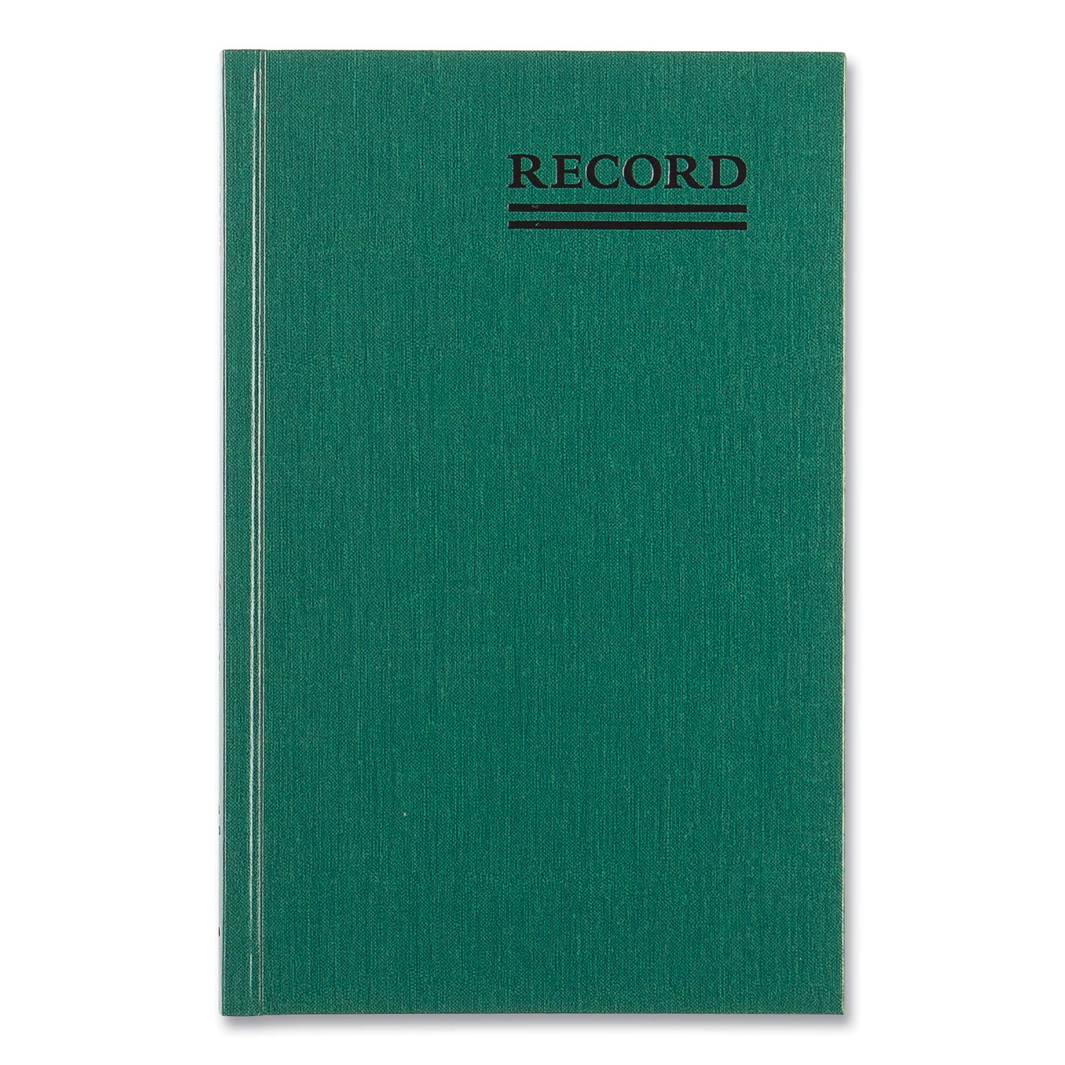 Emerald Series Account Book, Green Cover, 9.63 x 6.25 Sheets, 200 Sheets/Book - 