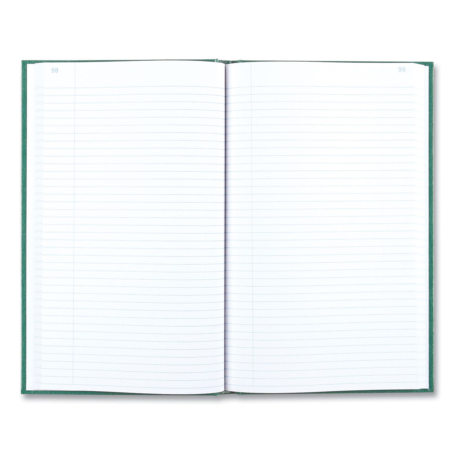 Emerald Series Account Book, Green Cover, 12.25 x 7.25 Sheets, 500 Sheets/Book - 