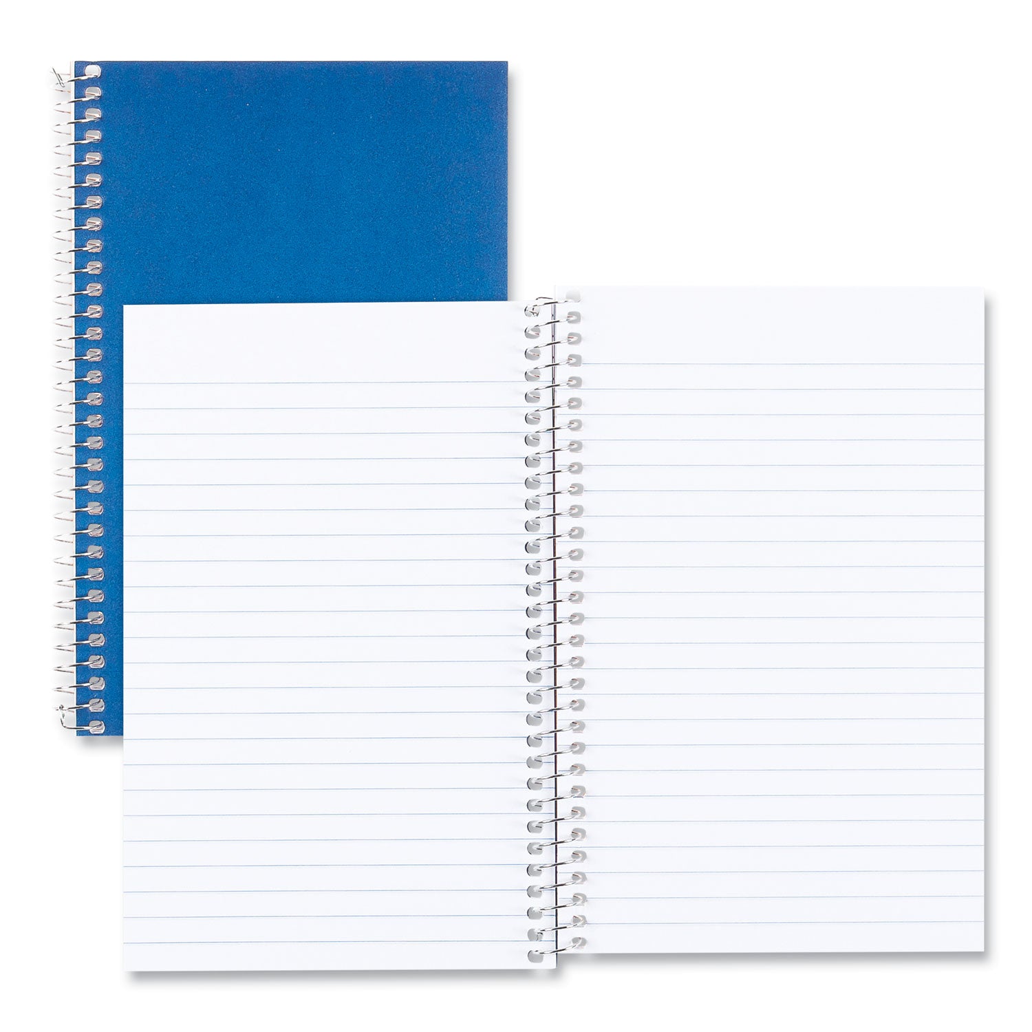 Three-Subject Wirebound Notebooks, Unpunched, Medium/College Rule, Blue Cover, (150) 9.5 x 6 Sheets - 