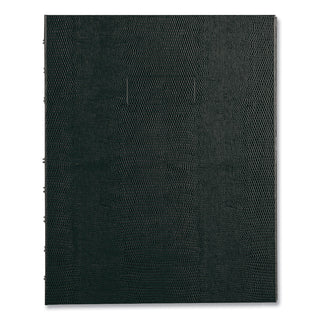 NotePro Undated Daily Planner, 9.25 x 7.25, Black Cover, Undated