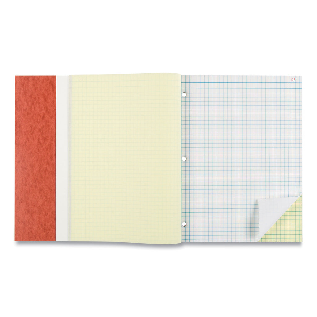 Duplicate Laboratory Notebooks, Stitched Binding, Quadrille Rule (4 sq/in), Brown Cover, (200) 11 x 9.25 Sheets