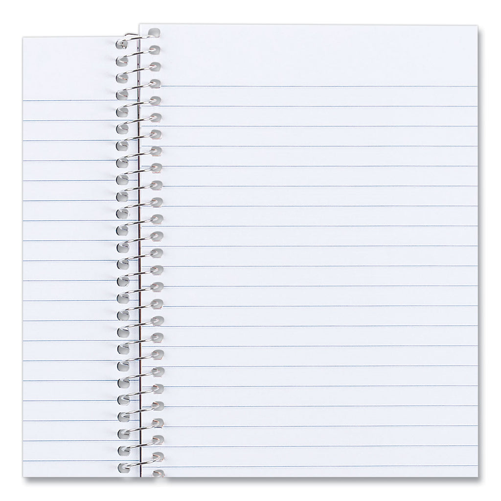 Single-Subject Wirebound Notebooks, Medium/College Rule, Blue Kolor Kraft Front Cover, (80) 7.75 x 5 Sheets