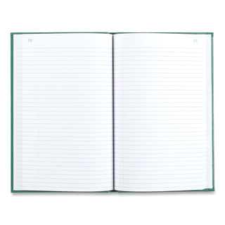 Emerald Series Account Book, Green Cover, 9.63 x 6.25 Sheets, 200 Sheets/Book