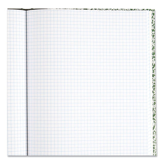Lab Notebook, Quadrille Rule (5 sq/in), Green Marble Cover, (96) 10.13 x 7.88 Sheets
