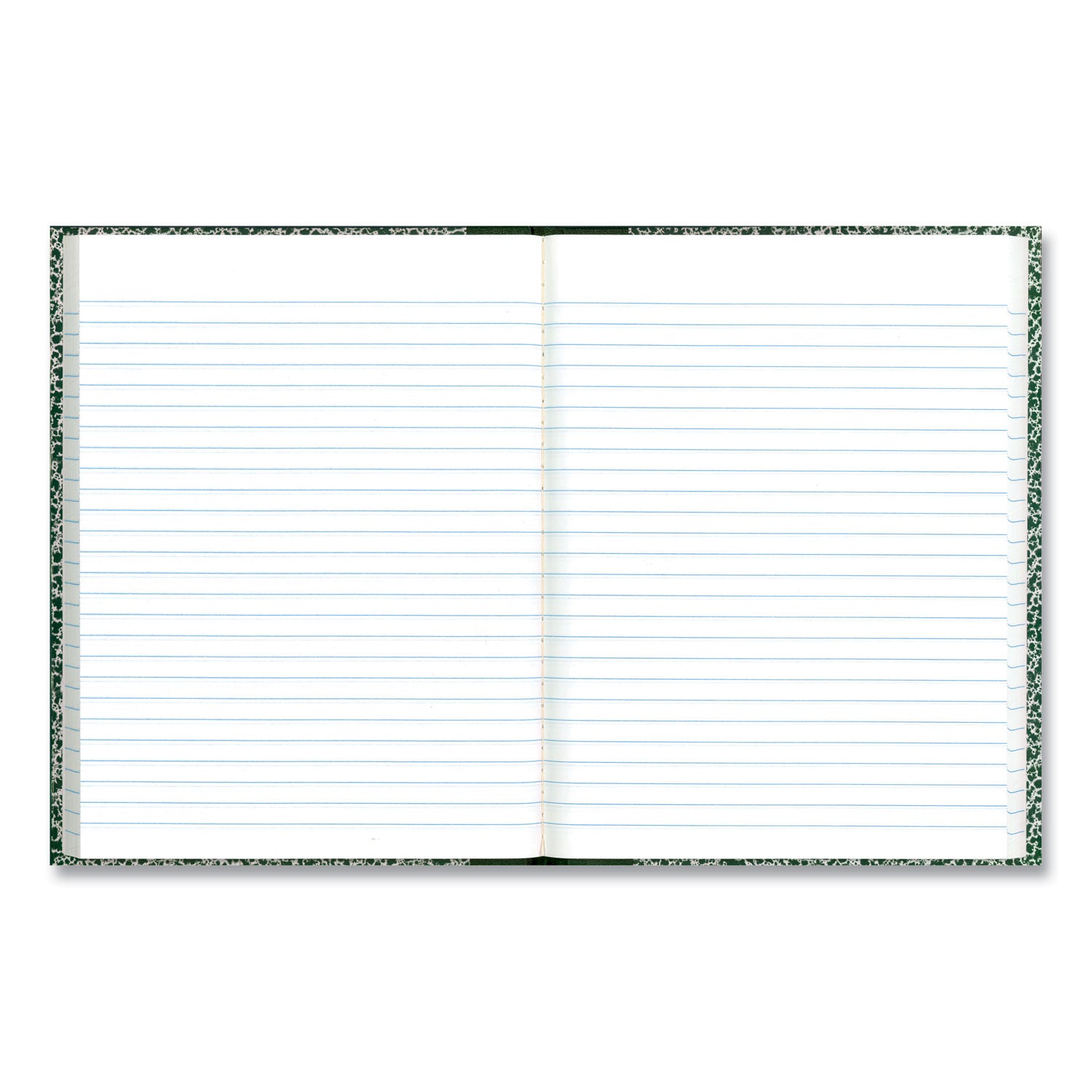 Lab Notebook, Wide/Legal Rule, Green Marble Cover, (96) 10.13 x 7.88 Sheets