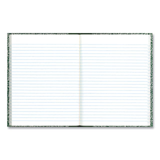 Lab Notebook, Wide/Legal Rule, Green Marble Cover, (96) 10.13 x 7.88 Sheets