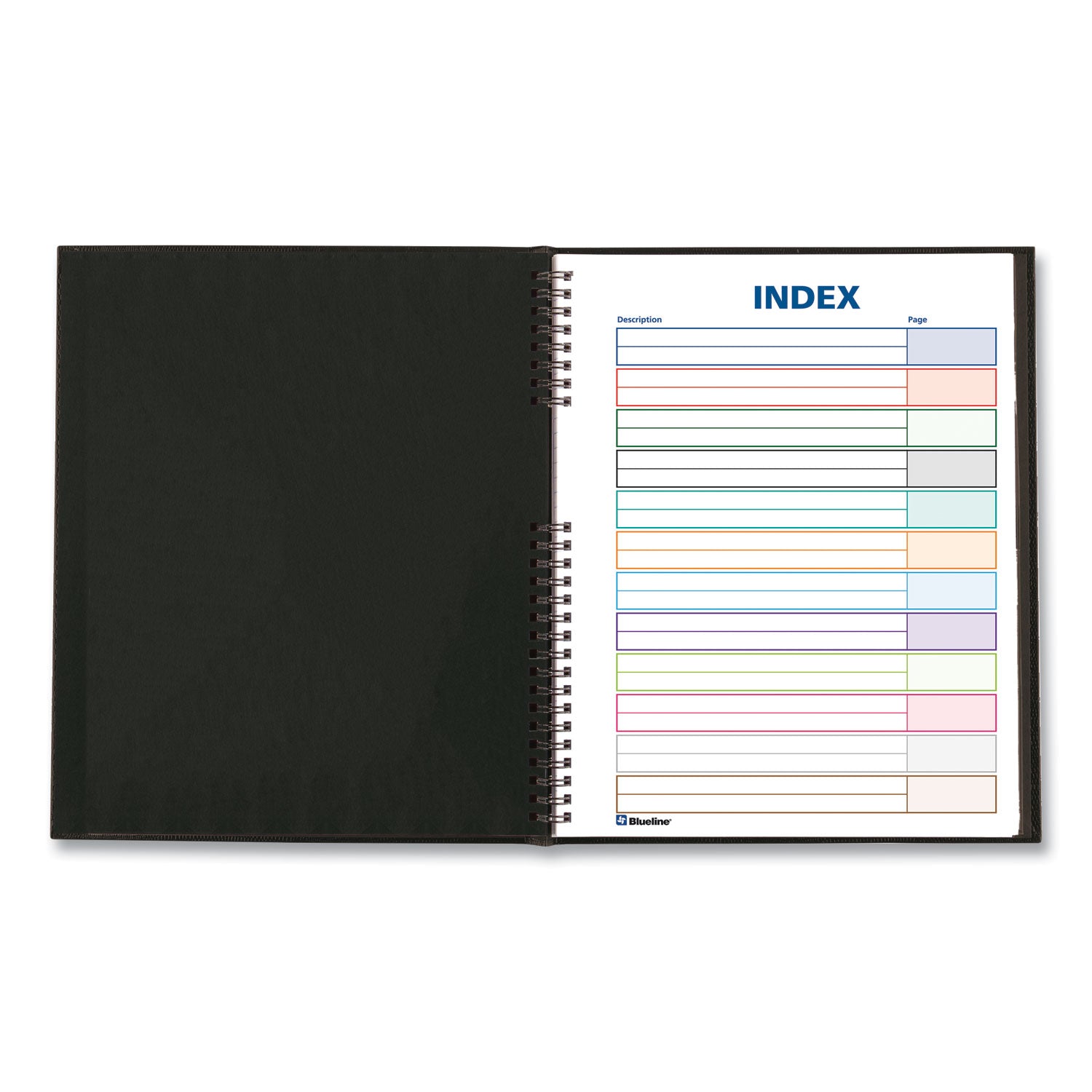 NotePro Notebook, 1-Subject, Medium/College Rule, Black Cover, (75) 11 x 8.5 Sheets - 