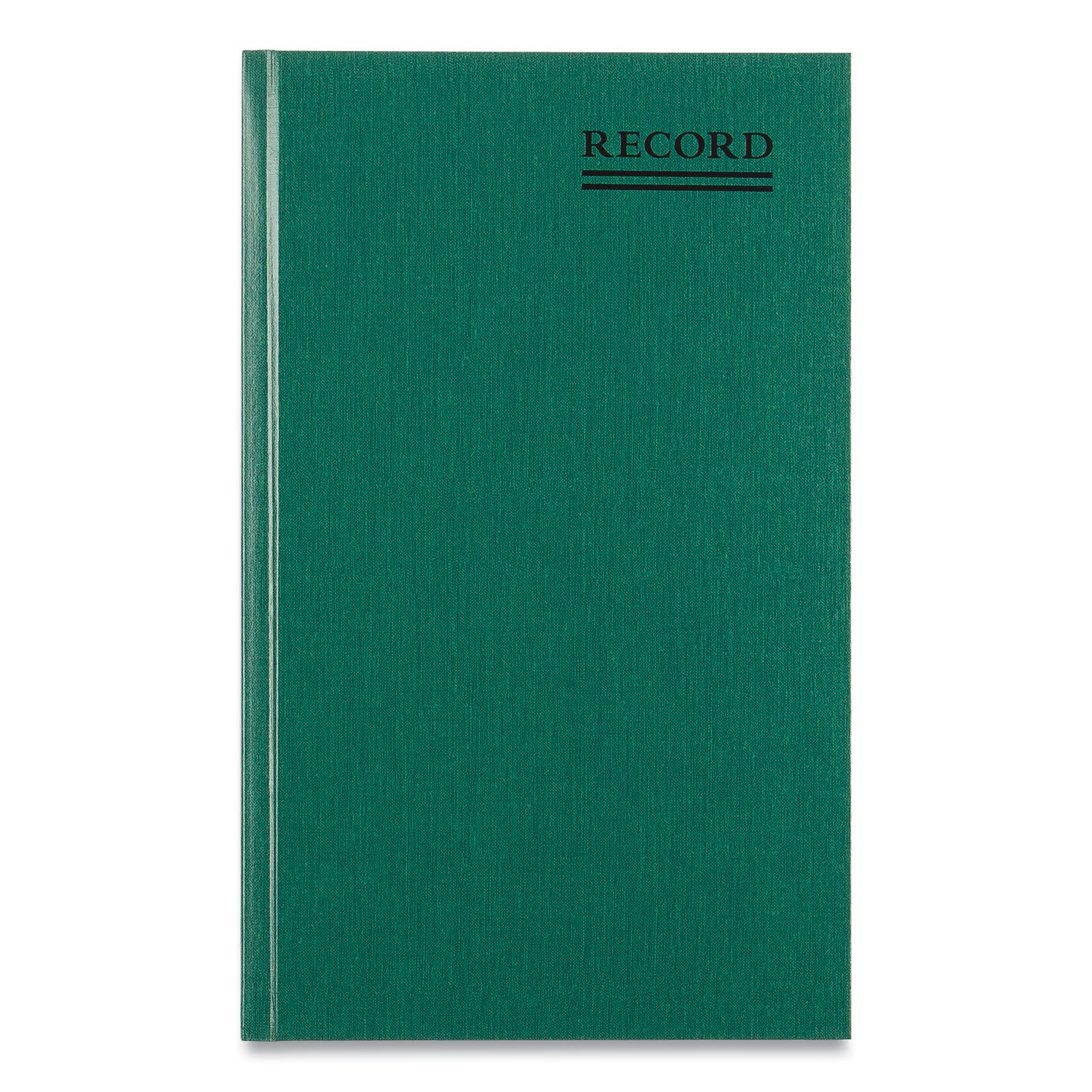 Emerald Series Account Book, Green Cover, 12.25 x 7.25 Sheets, 500 Sheets/Book - 