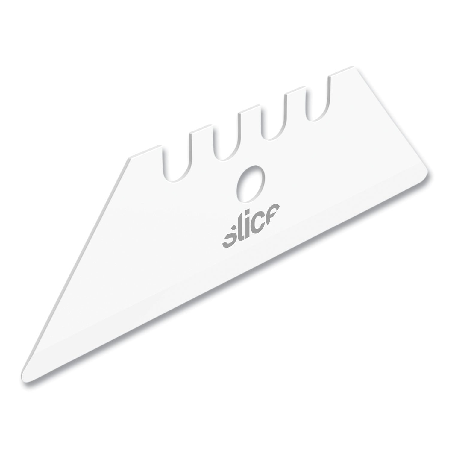 Slice Replacement Ceramic Utility Blades - 2.40" Length - Non-conductive, Non-magnetic, Rust Resistant, Reversible, Non-sparking - Zirconium Oxide - 2 / Pack - White