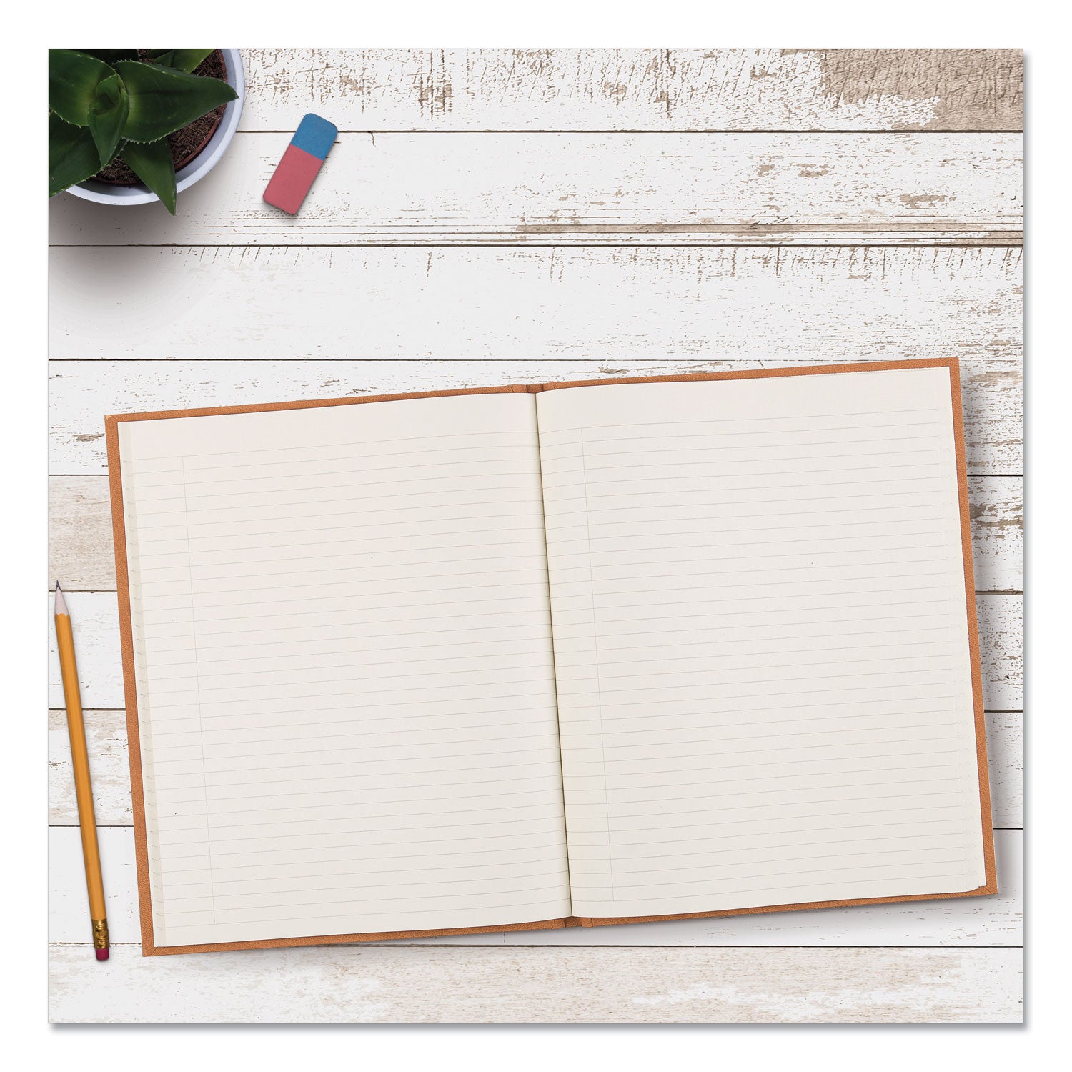 Da Vinci Notebook, 1-Subject, Medium/College Rule, Tan Cover, (75) 11 x 8.5 Sheets