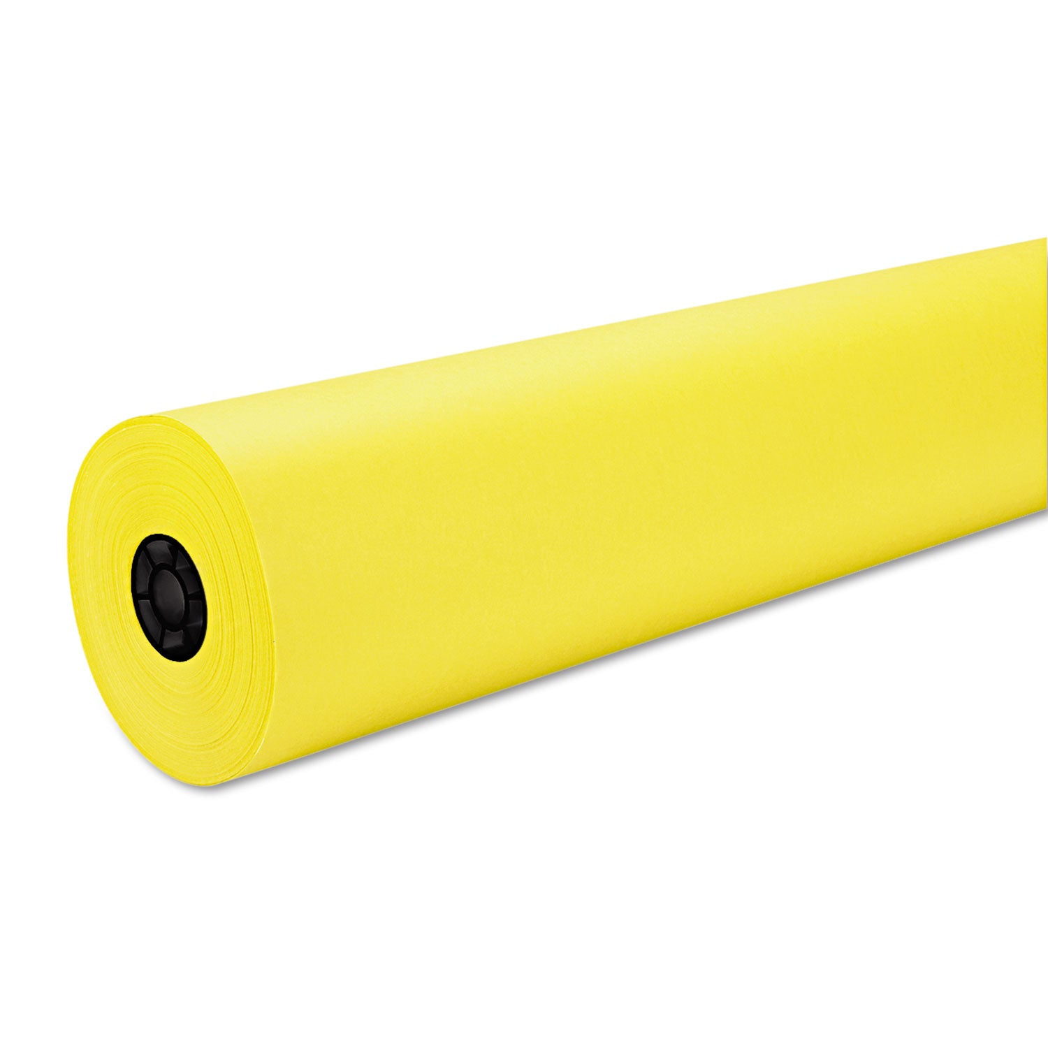 Decorol Flame-Retardant Art Paper Roll - Art, Classroom, Office, Banner, Bulletin Board - 7"Height x 36"Width x 1000 ftLength - 1 / Roll - Yellow - Sulphite