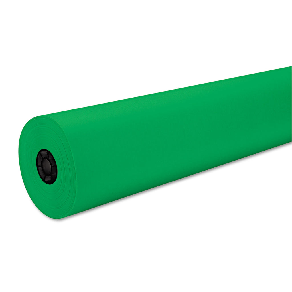Decorol Flame Retardant Art Rolls, 40 lb Cover Weight, 36" x 1000 ft, Tropical Green - 