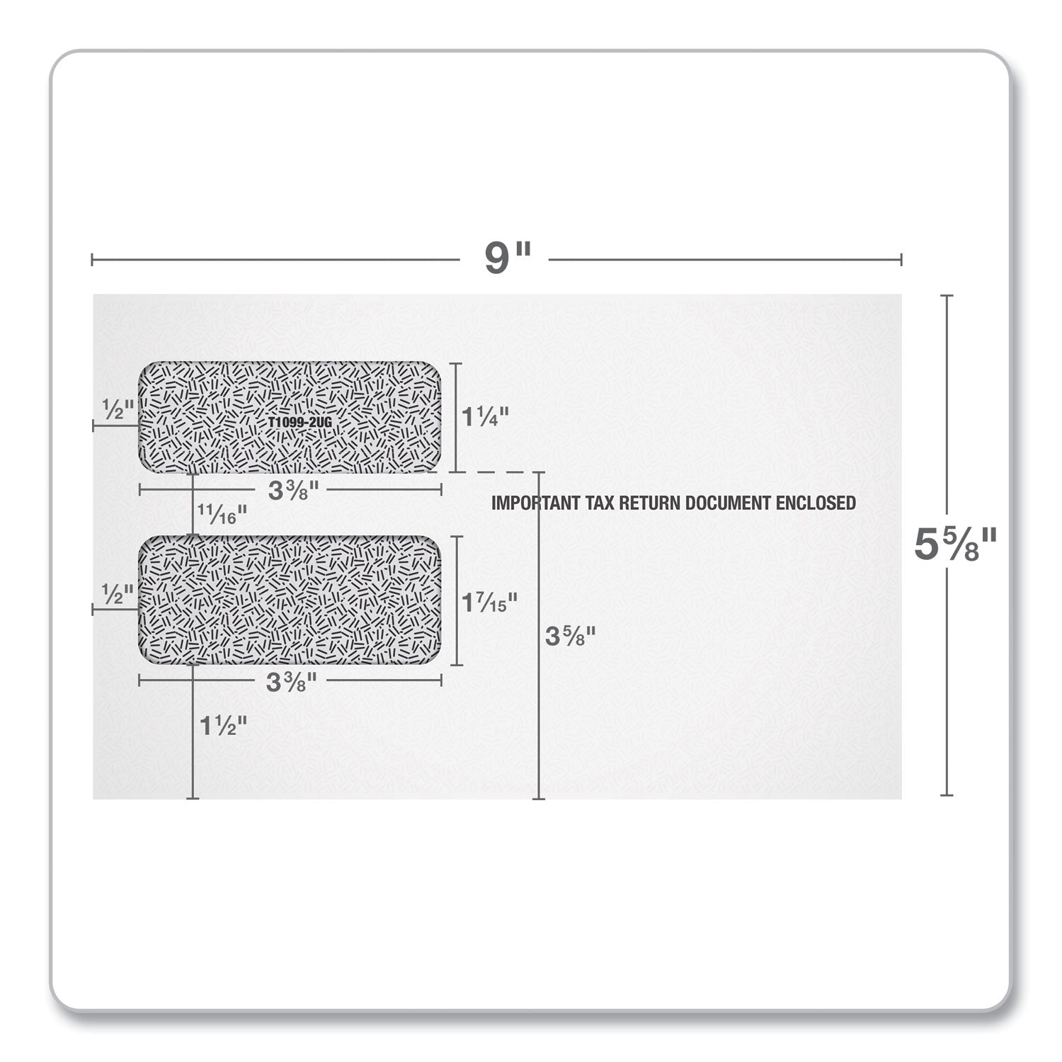 1099-double-window-envelope-commercial-flap-gummed-closure-563-x-9-white-24-pack_top22222 - 4