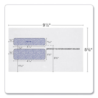 w-2-laser-double-window-envelope-commercial-flap-gummed-closure-563-x-9-white-24-pack_top2219c - 3