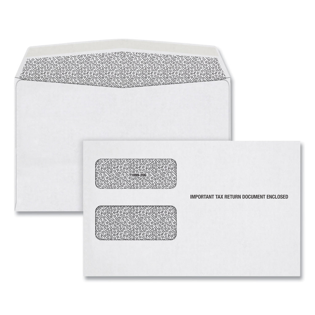 1099-double-window-envelope-commercial-flap-gummed-closure-563-x-9-white-24-pack_top22222 - 1