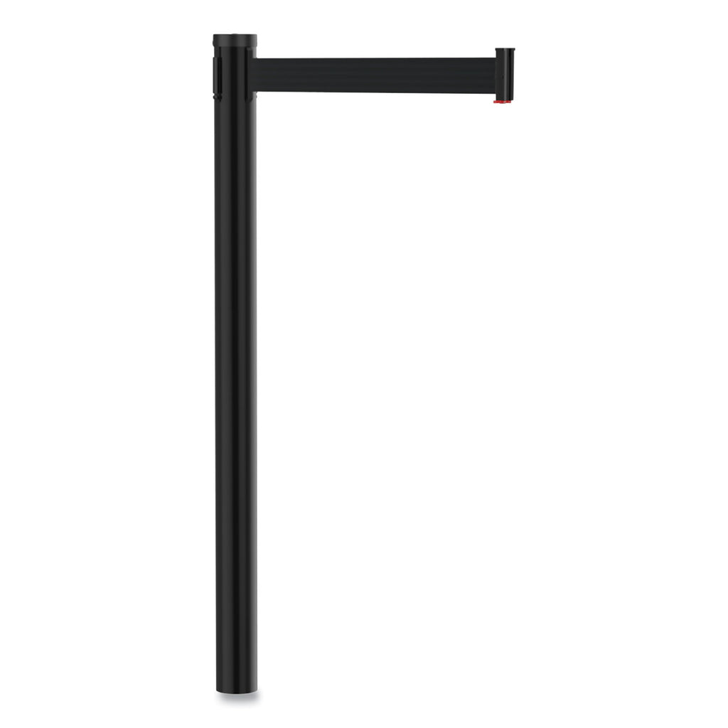 Adjusta-Tape Crowd Control Posts Only, Steel, 40" High, Black, 2/Box