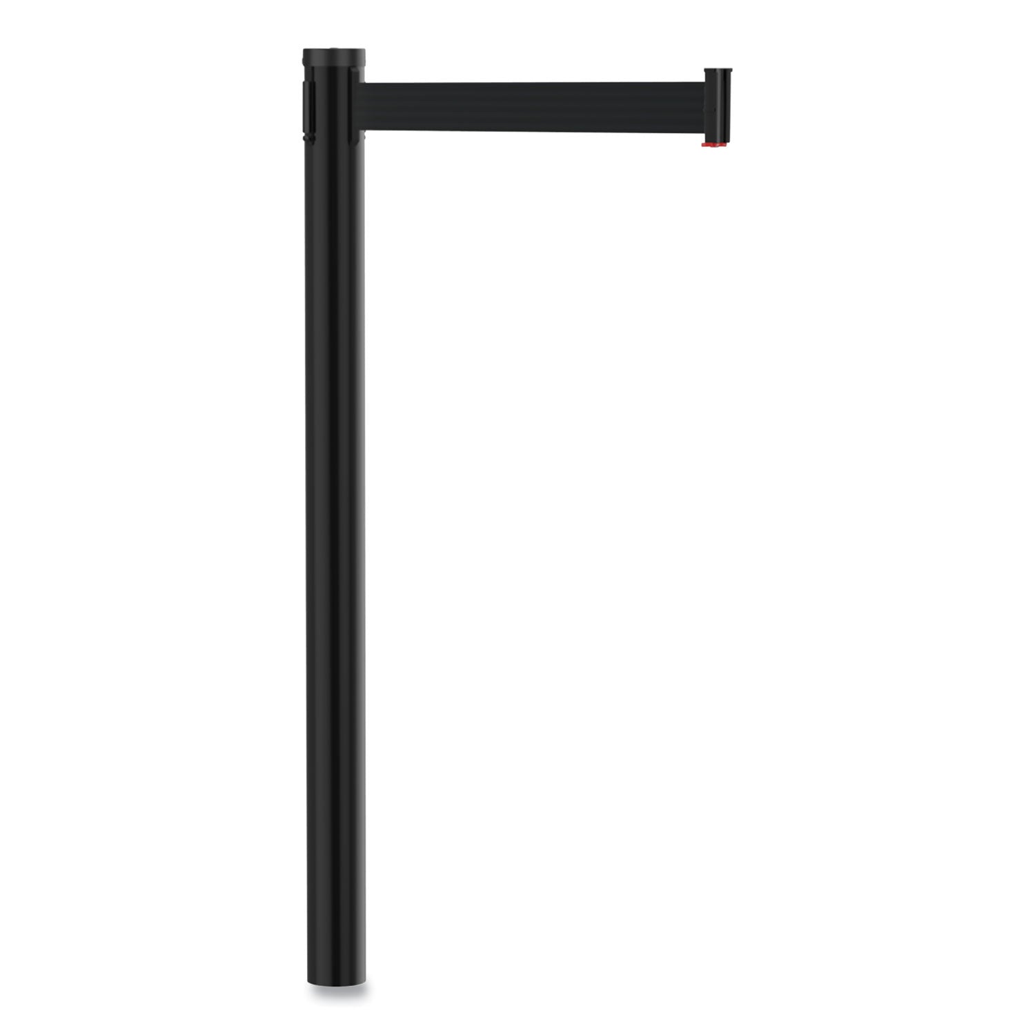 Adjusta-Tape Crowd Control Posts Only, Steel, 40" High, Black, 2/Box