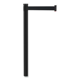 Adjusta-Tape Crowd Control Posts Only, Steel, 40" High, Black, 2/Box