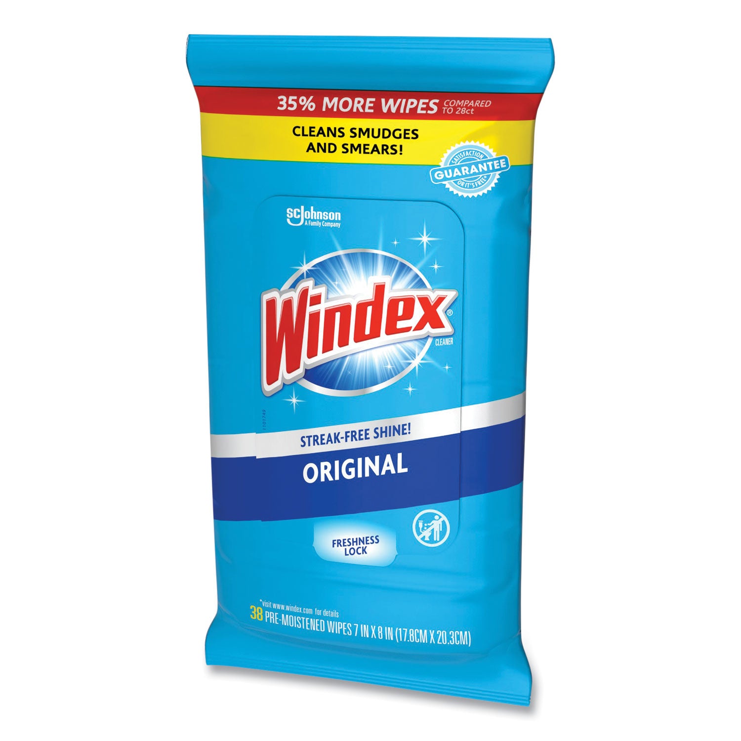 glass-and-surface-wet-wipe-cloth-7-x-8-unscented-white-38-pack-12-packs-carton_sjn319251 - 3