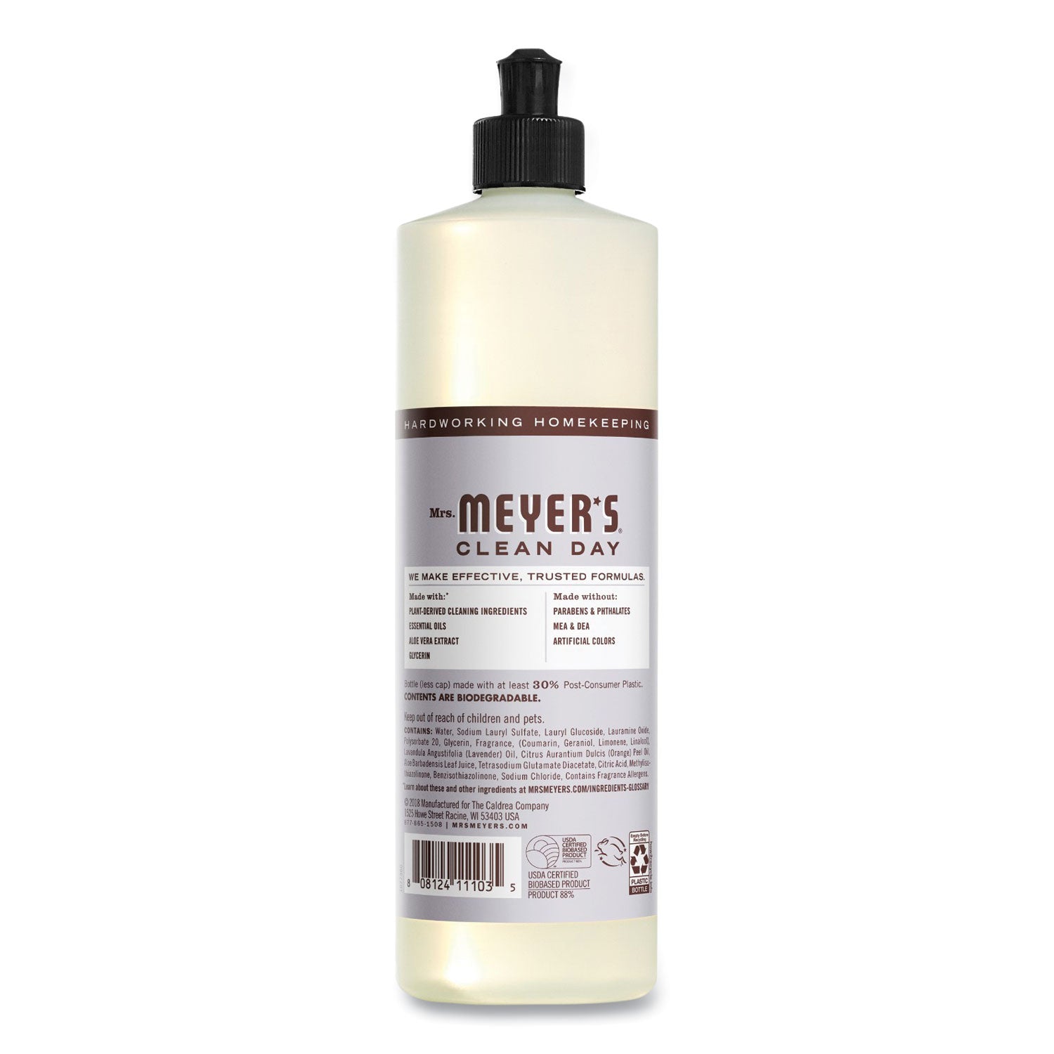 Dish Soap, Lavender Scent, 16 oz Bottle