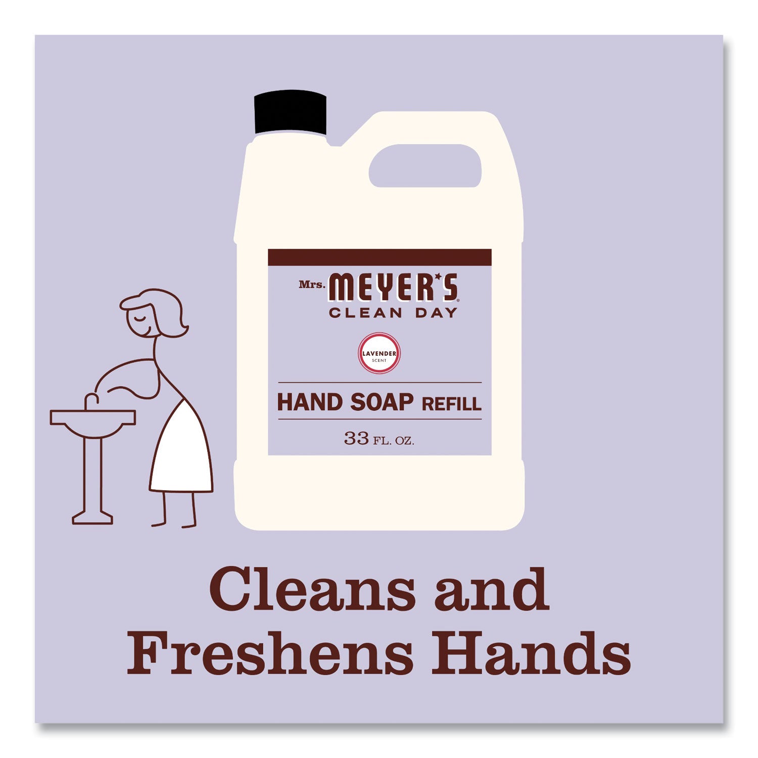 Clean Day Liquid Hand Soap Refill, Lavender, 33 oz