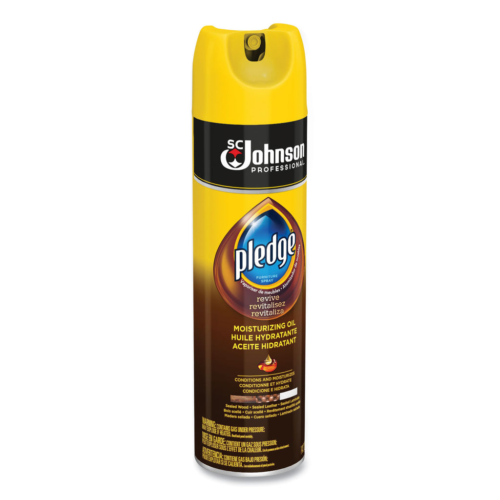 Furniture Polish, Revive Moisturizing Oil, 14.2 oz Can, 6/Carton