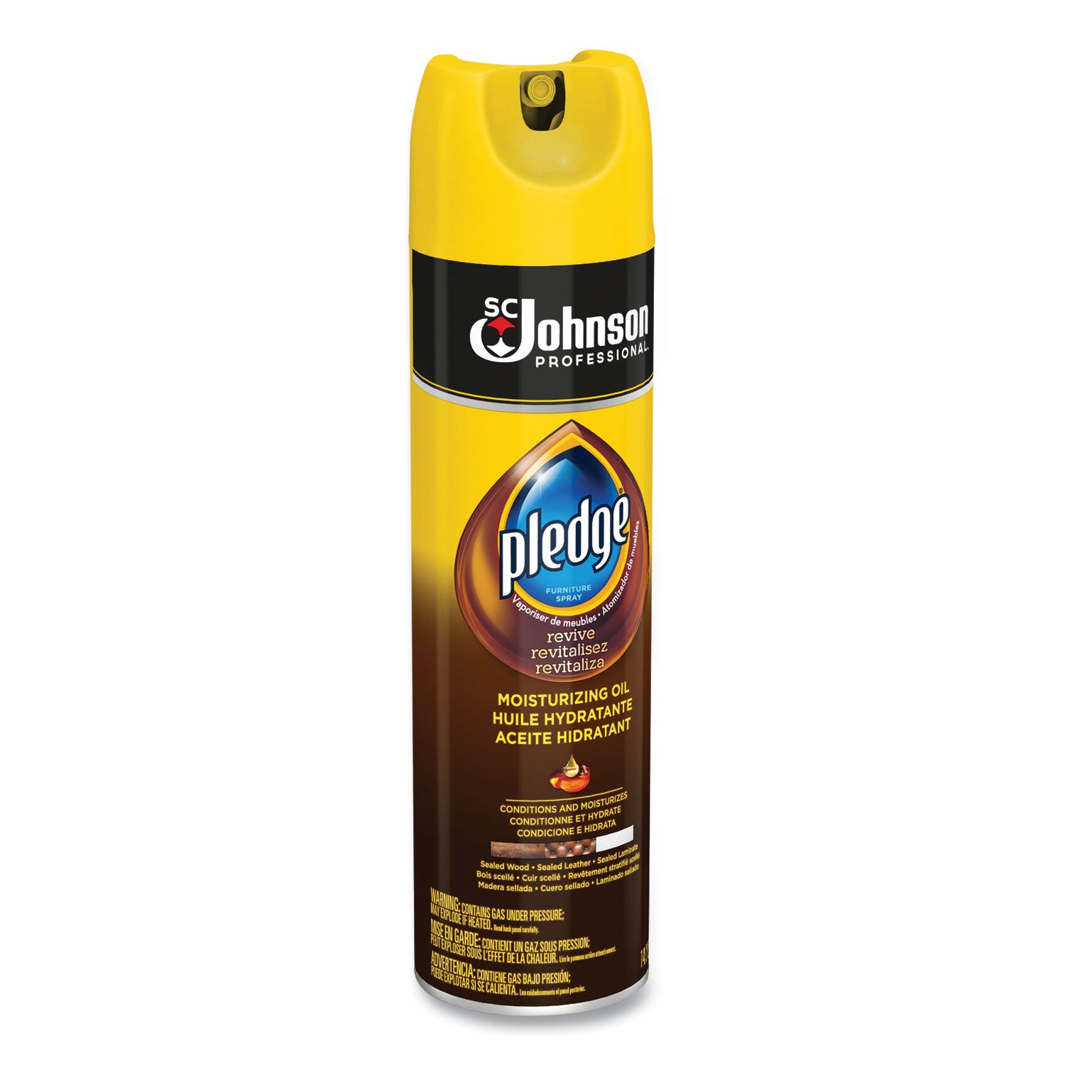 Furniture Polish, Revive Moisturizing Oil, 14.2 oz Can