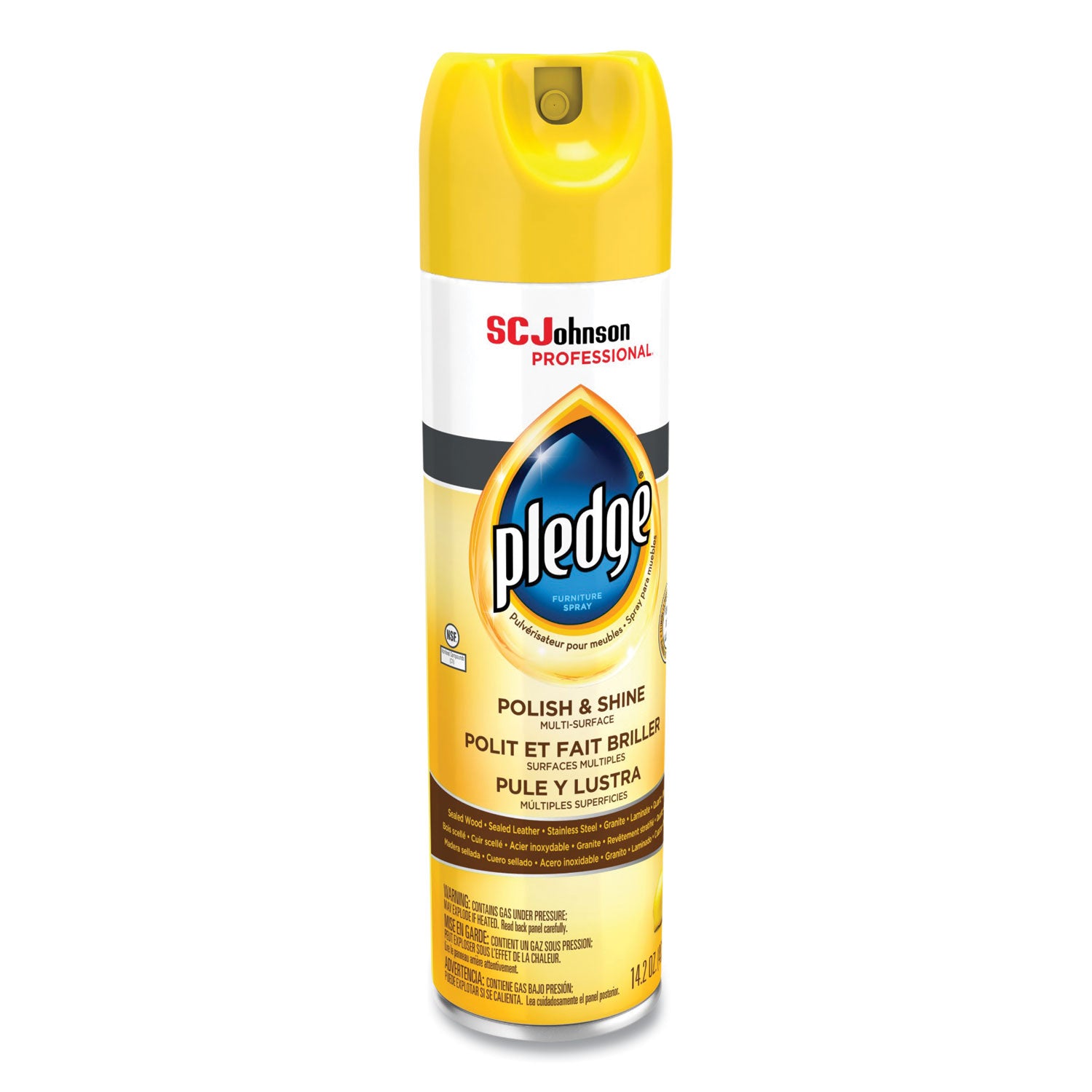 Furniture Polish, Lemon, 14.2 oz Aerosol Spray