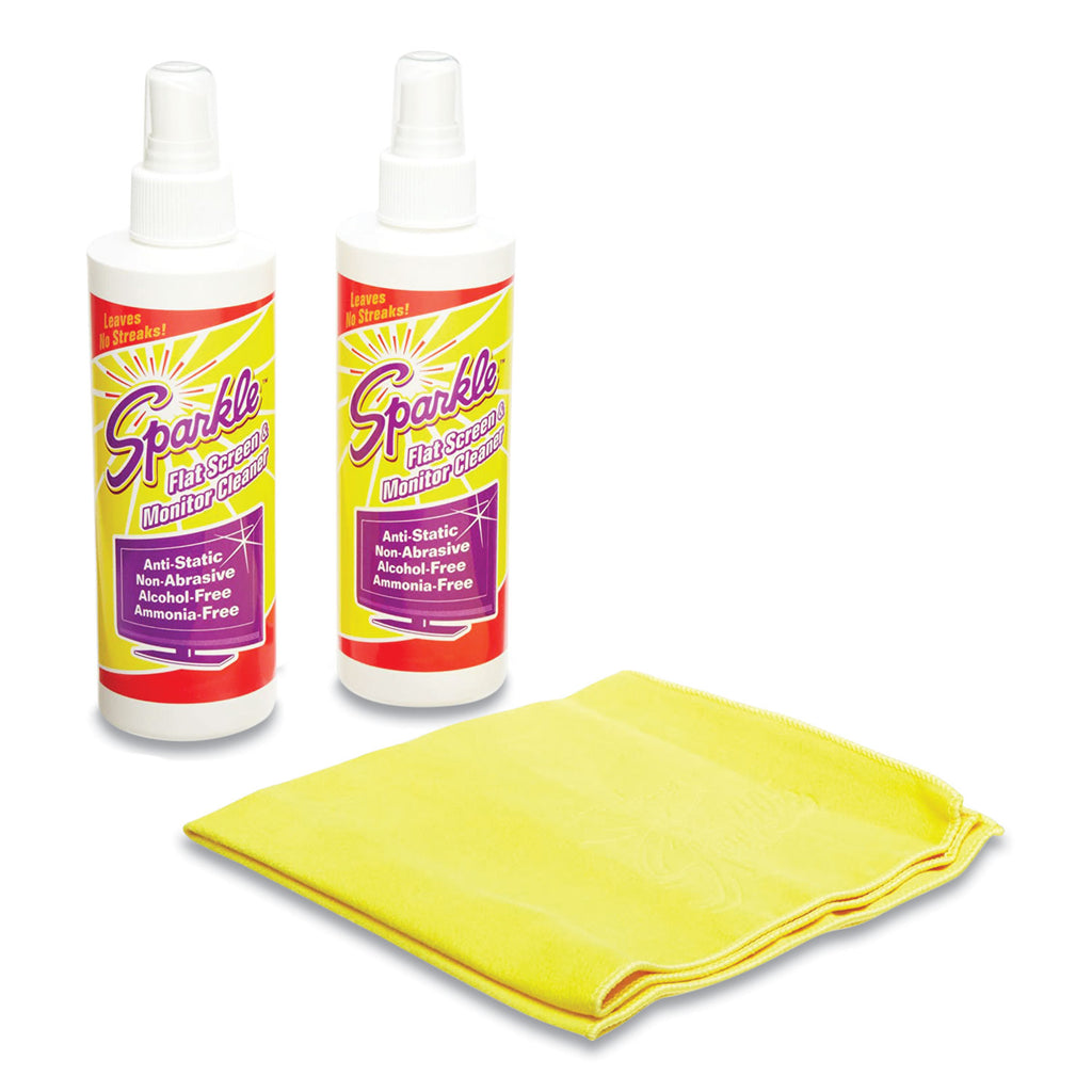 flat-screen-and-monitor-cleaner-pleasant-scent-8-oz-bottle-2-pack-6-carton_fun50128ct - 1