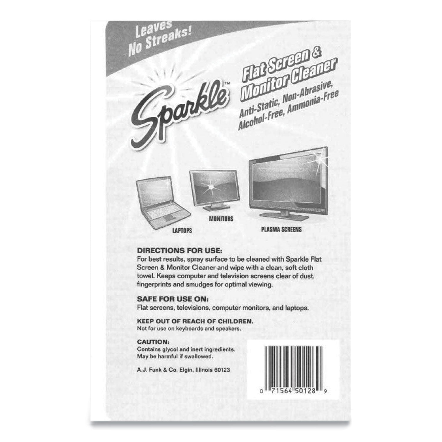 flat-screen-and-monitor-cleaner-pleasant-scent-8-oz-bottle-2-pack-6-carton_fun50128ct - 6