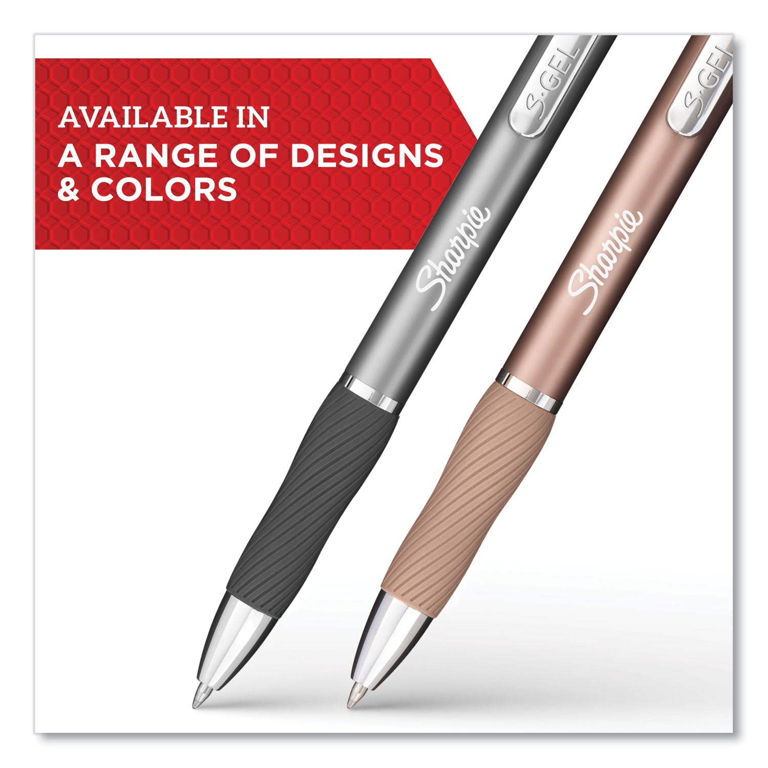 s-gel-premium-metal-barrel-gel-pen-retractable-medium-07-mm-black-ink-gun-metal-gray-barrel-dozen_san2147528 - 4