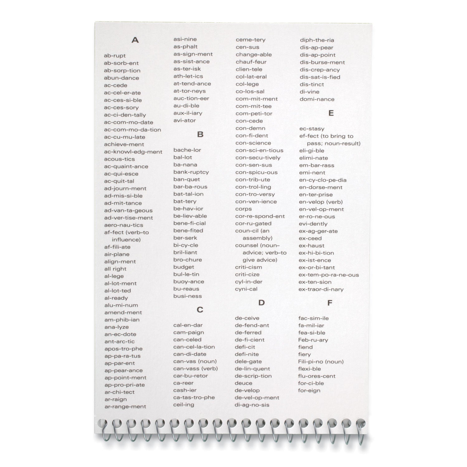 Spell-Write Wirebound Steno Pad, Gregg Rule, Randomly Assorted Cover Colors, 80 White 6 x 9 Sheets - 