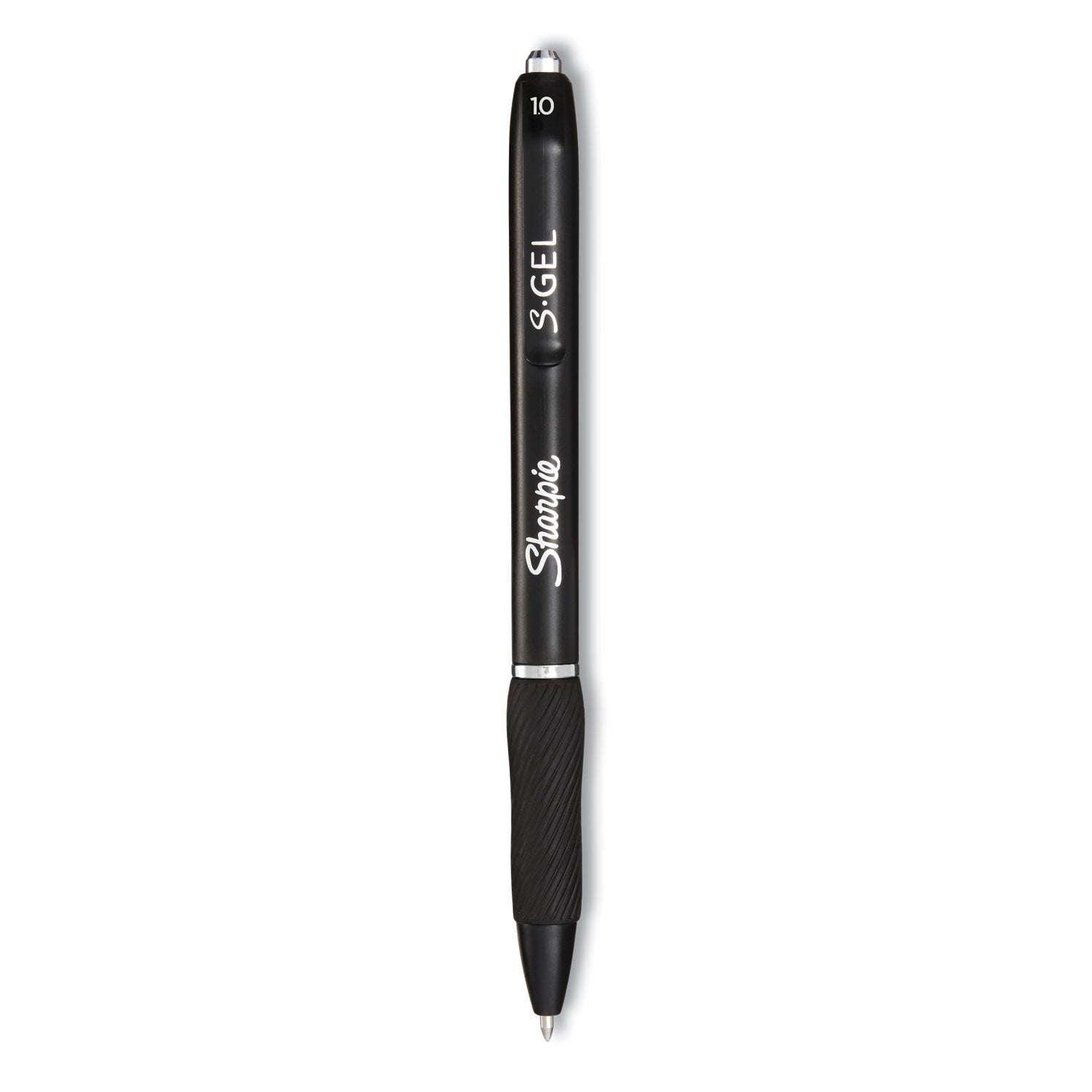 s-gel-high-performance-gel-pen-retractable-bold-1-mm-black-ink-black-barrel-36-pack_san2096181 - 1