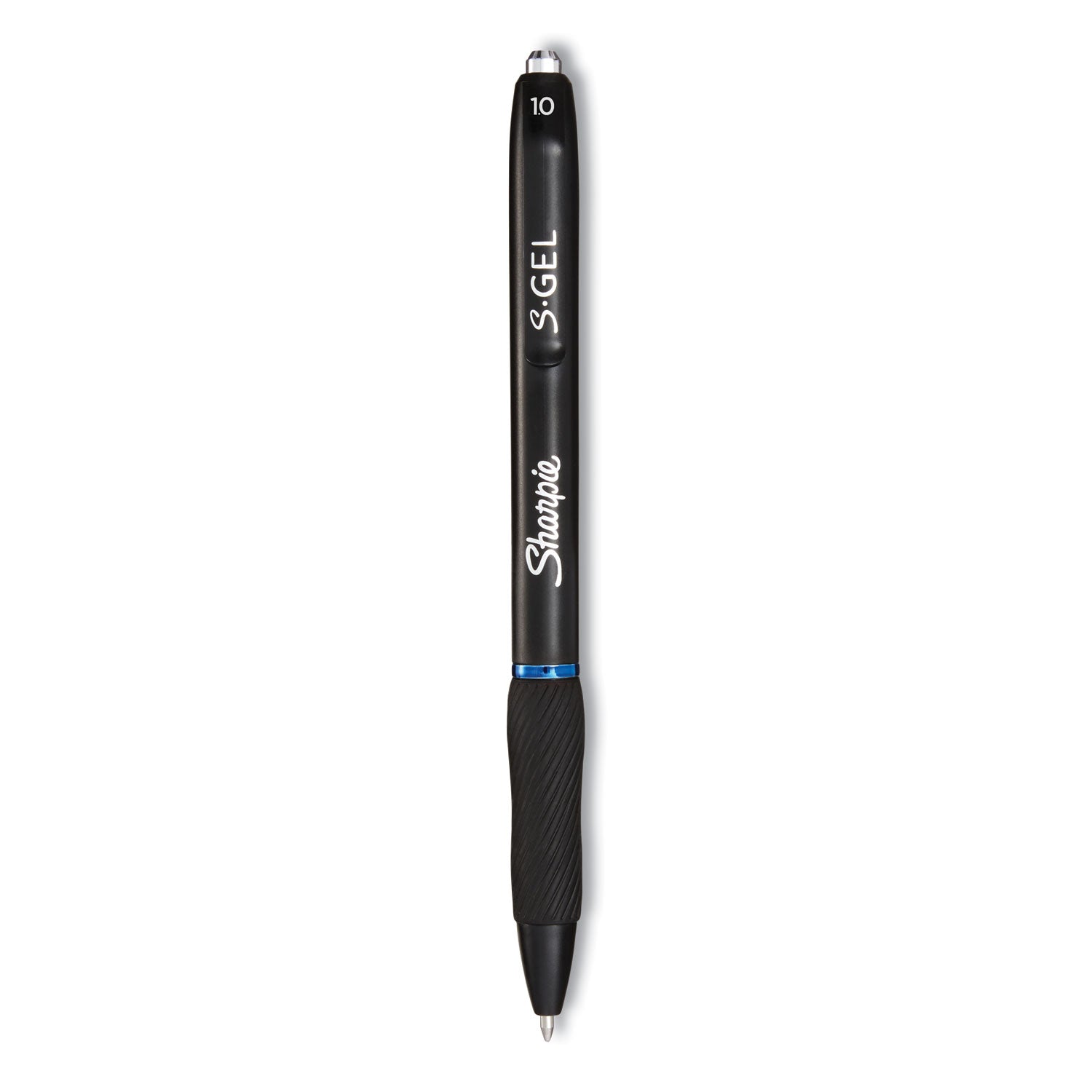 s-gel-high-performance-gel-pen-retractable-bold-1-mm-blue-ink-black-barrel-36-pack_san2096127 - 1