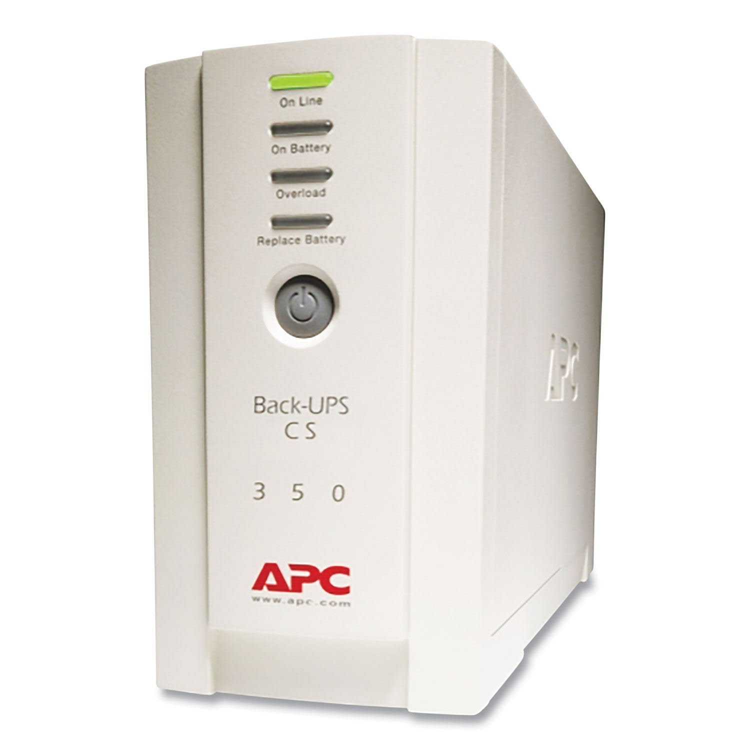 APC - Back-UPS CS Battery Backup System Six-Outlet 350 Volt-Amps, Sold as 1 EA