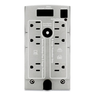 APC - Back-UPS CS Battery Backup System Six-Outlet 350 Volt-Amps, Sold as 1 EA