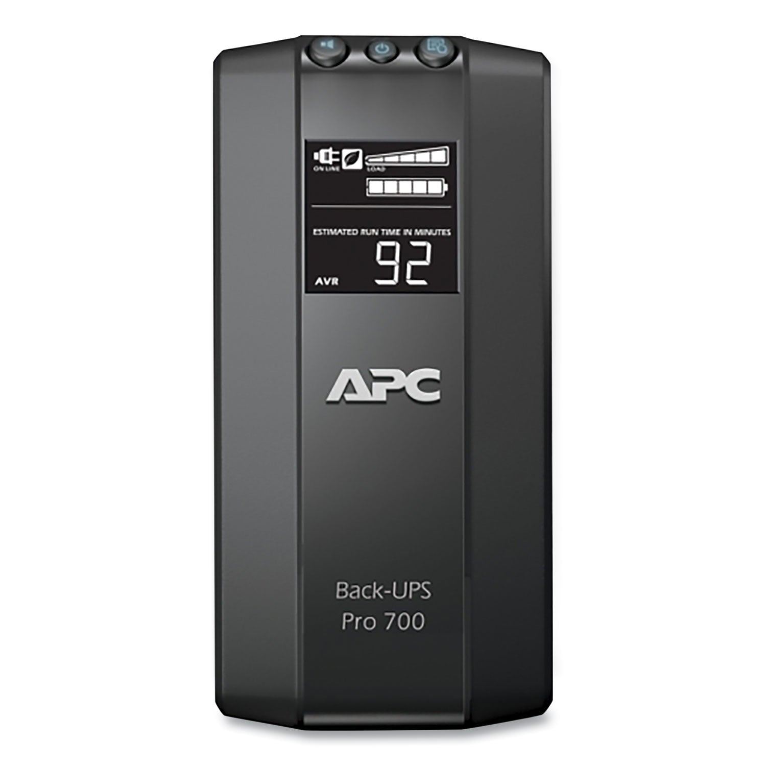 BR700G Back-UPS Pro 700 Battery Backup System, 6 Outlets, 700 VA, 355 J - 