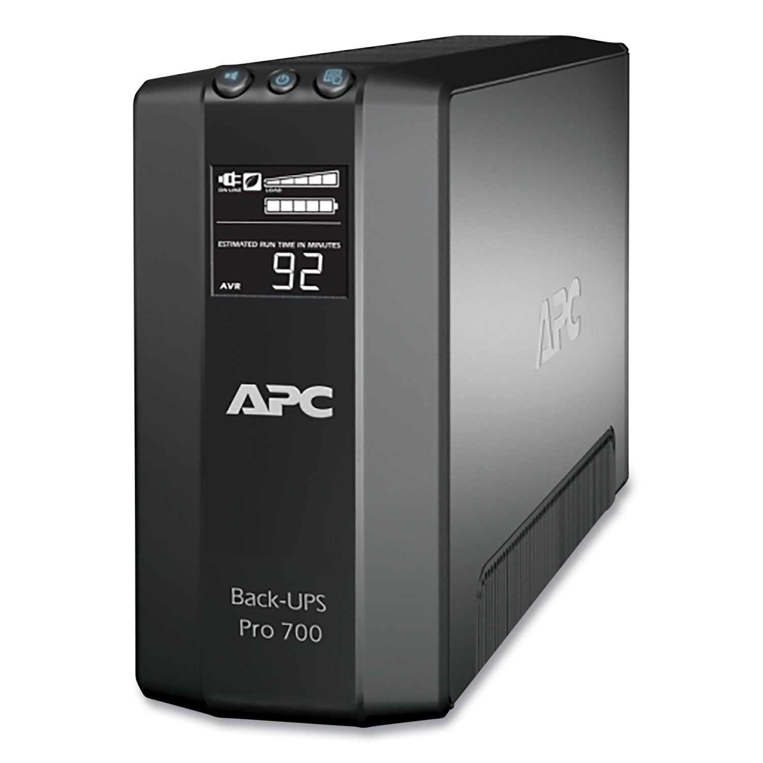 BR700G Back-UPS Pro 700 Battery Backup System, 6 Outlets, 700 VA, 355 J - 
