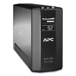 BR700G Back-UPS Pro 700 Battery Backup System, 6 Outlets, 700 VA, 355 J - 