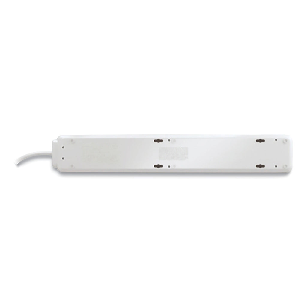 SurgeArrest Surge Protector, 6 AC Outlets, 3 ft, 1,020 J, White - 