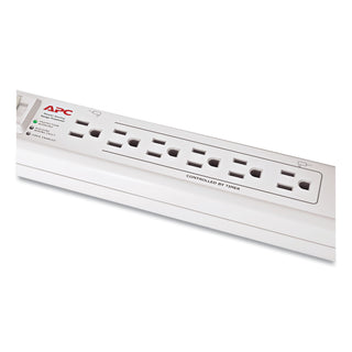 SurgeArrest Surge Protector, 6 AC Outlets, 3 ft, 1,020 J, White - 