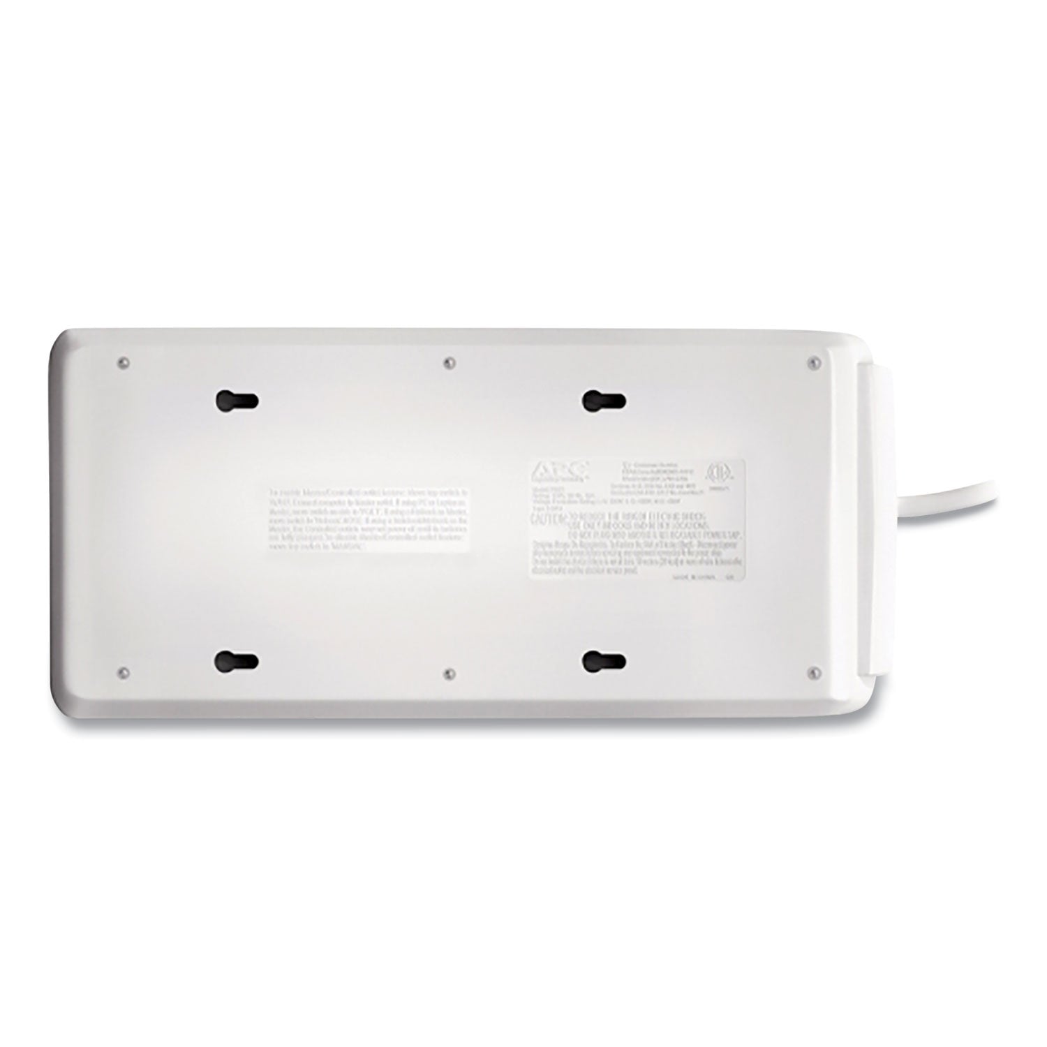 Home/Office SurgeArrest Protector, 8 AC Outlets, 6 ft Cord, 2,030 J, White - 