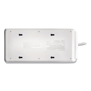 Home/Office SurgeArrest Protector, 8 AC Outlets, 6 ft Cord, 2,030 J, White - 