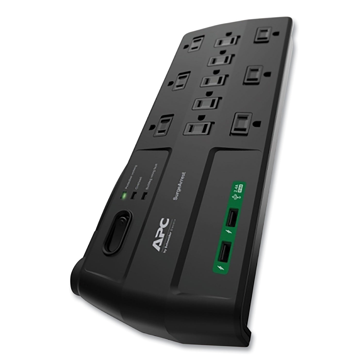 performance-surgearrest-power-surge-protector-11-ac-outlets-2-usb-ports-8-ft-cord-2880-j-black_apwp11u2 - 3