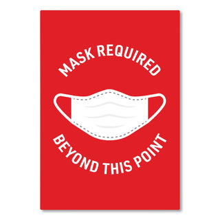 preprinted-surface-safe-wall-decals-7-x-10-mask-required-beyond-this-point-red-face-white-graphics-5-pack_ave83177 - 2