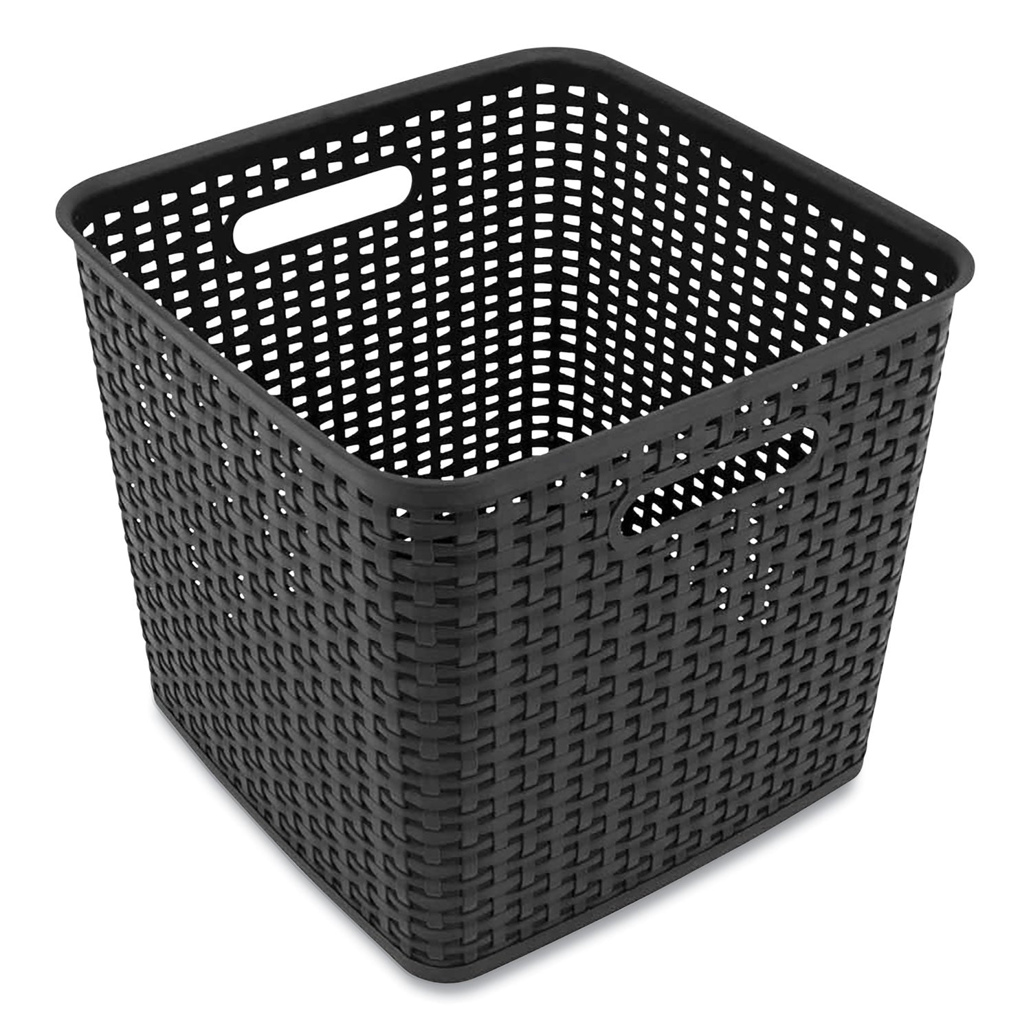 plastic-weave-bin-extra-large-126-x-111-x-166-black_avt37519 - 1