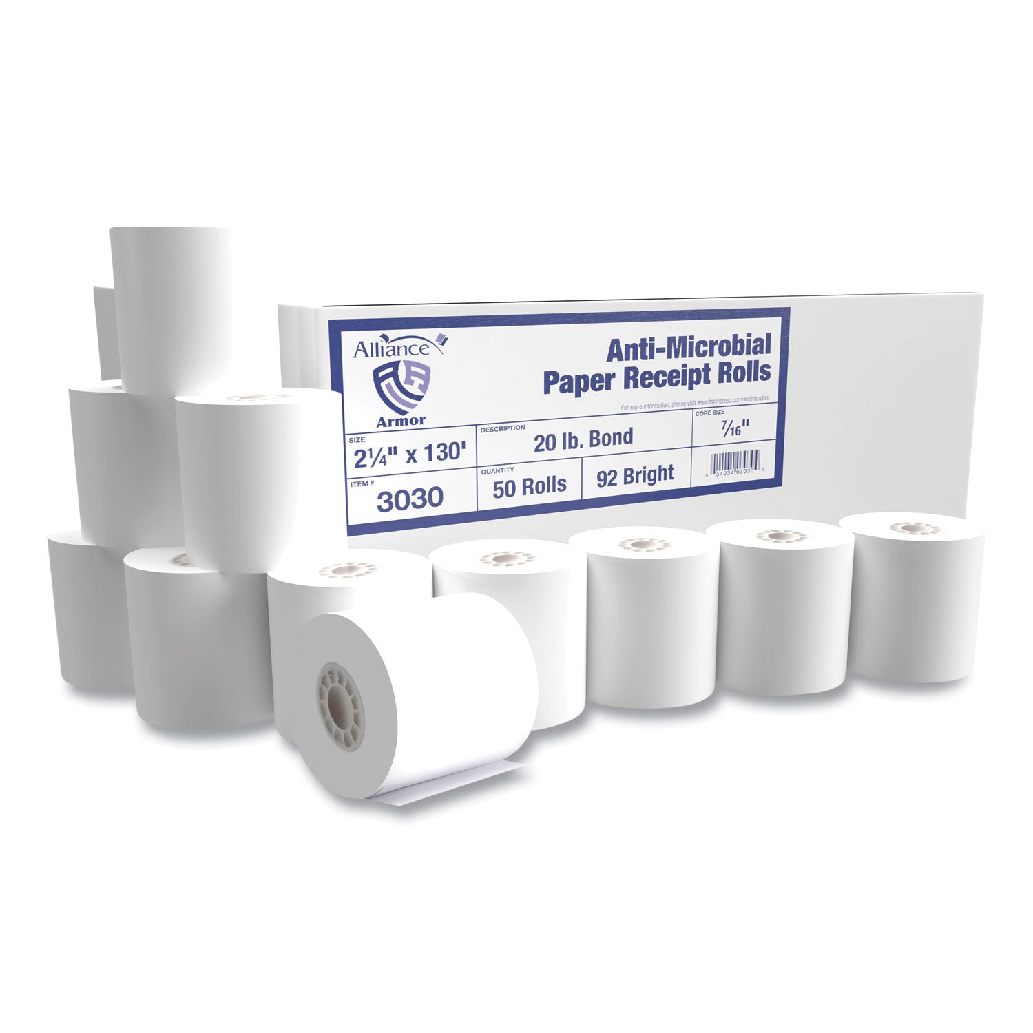 armor-antimicrobial-receipt-roll-paper-225-x-130-ft-white-50-carton_aip3030 - 1