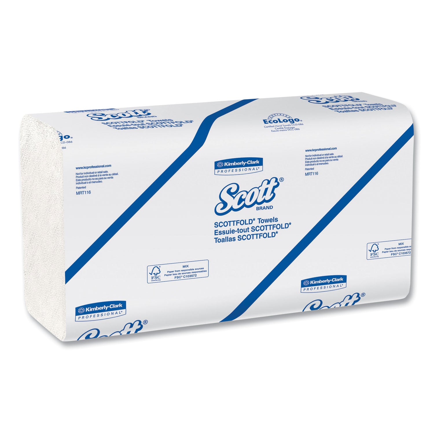essential-low-wet-strength-multi-fold-towels-1-ply-94-x-124-white-175-pack-25-packs-carton_kcc45957 - 1