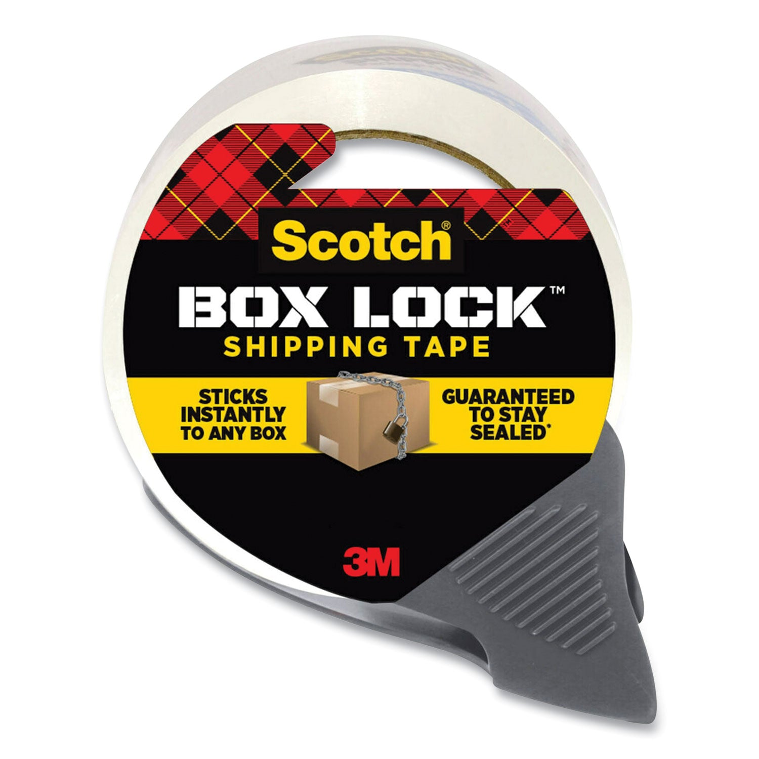 box-lock-shipping-packaging-tape-with-refillable-dispenser-3-core-188-x-546-yds-clear_mmm3950rd - 1