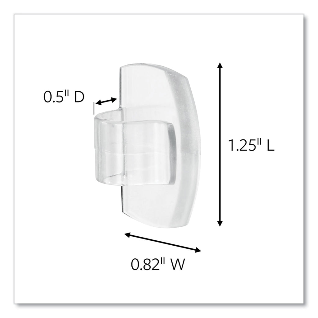 all-weather-hooks-and-strips-small-plastic-clear-05-lb-capacity-30-clips-and-32-strips-pack_mmm17017clraw30 - 3